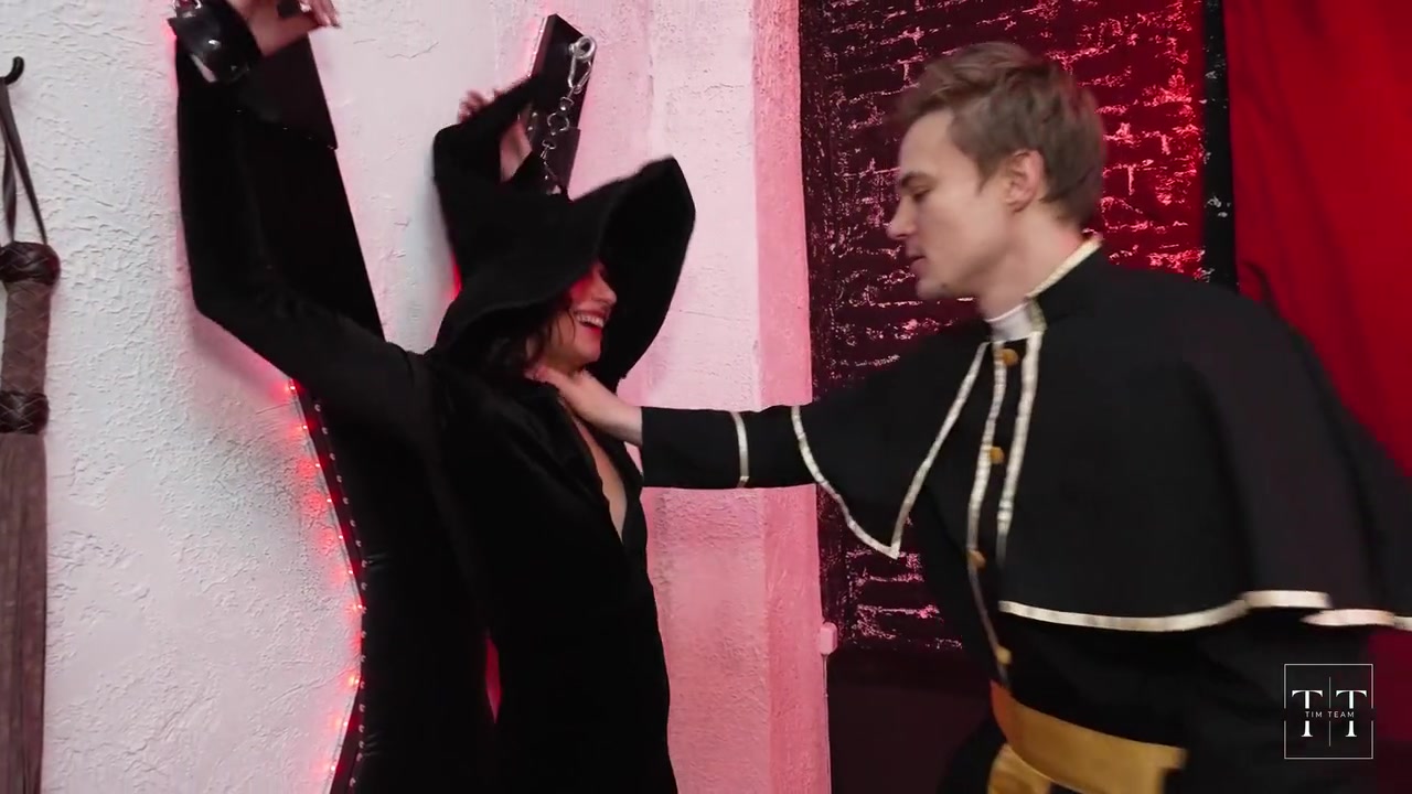 Tim Deen And Hot Milf In Priest Exorcises Demon From Possessed Witch With Holy Cock