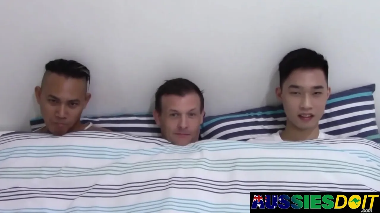 Andy And Jamie Team Up To Breed With Naughty Asian Jock Erik