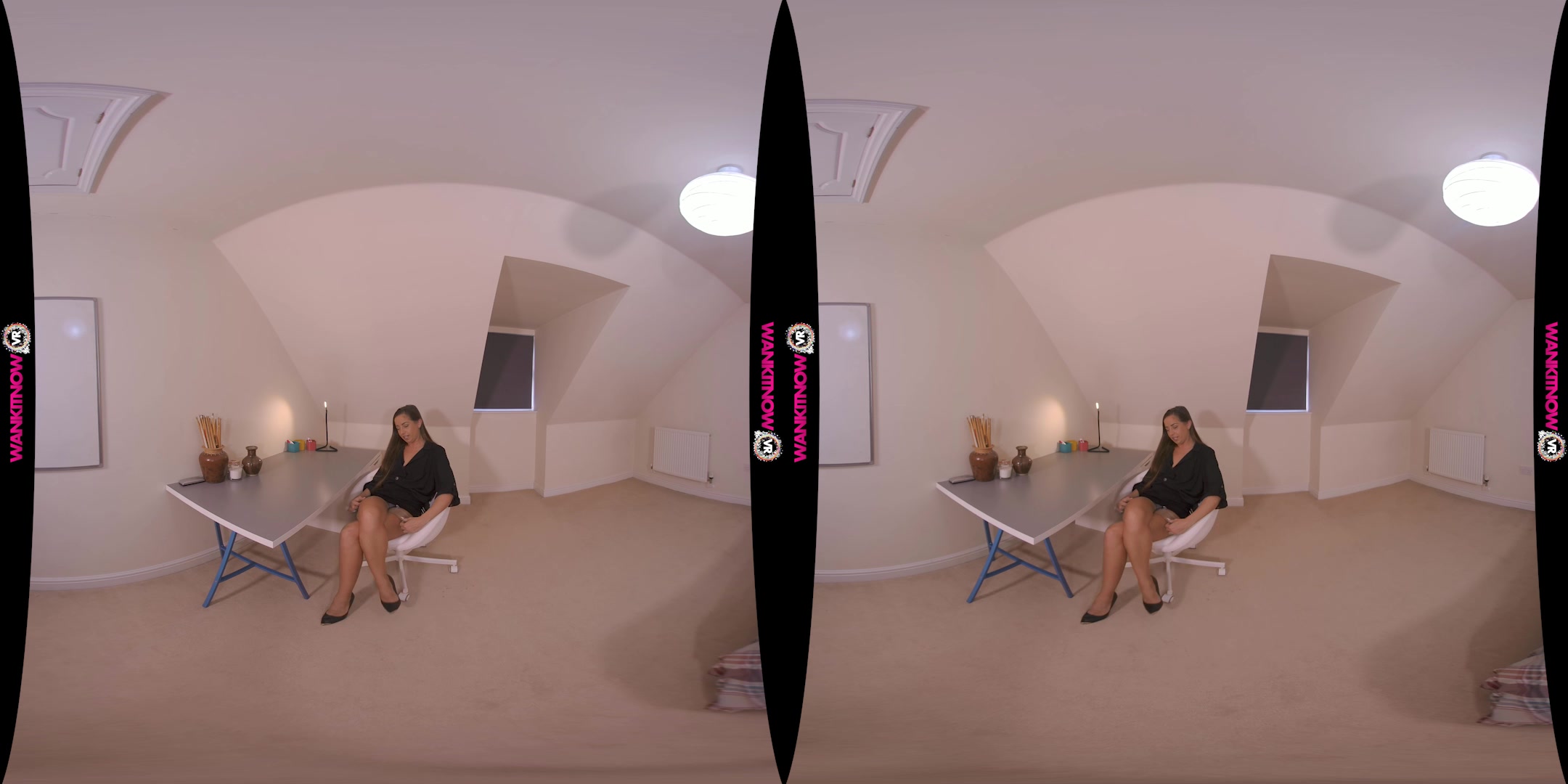 Working Hard featuring Lara Lee - WankitNowVR