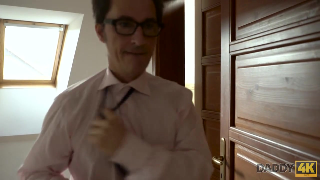 DADDY4K. Guy gets angry when finds his babe and Step dad naked together