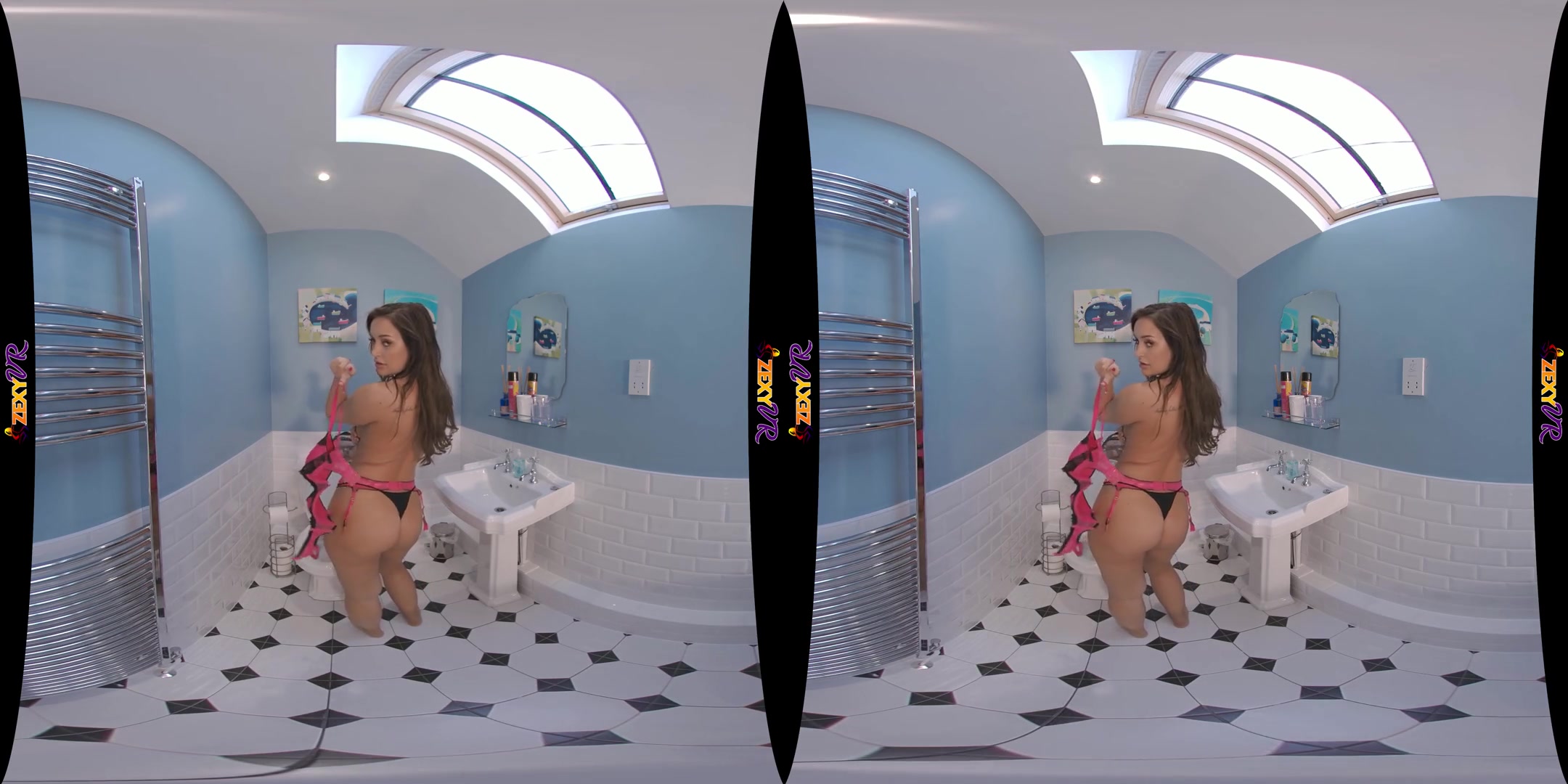 Bathe With Me Pt1 - Babe with Big Tits in the Bathroom