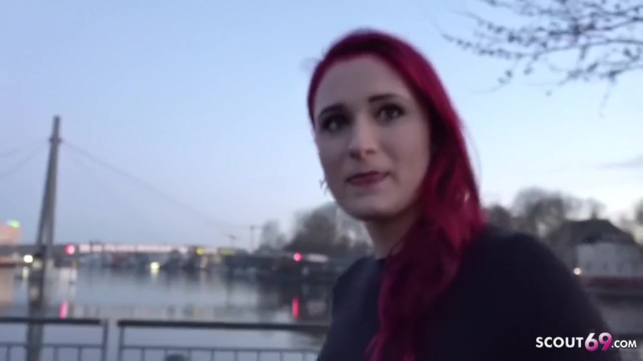 Melina May - Redhead College teen 18+ Melina Talk To Fuck At Street Casting