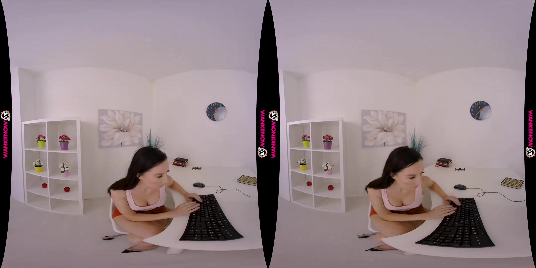 Wank For Work - Petite Brunette Fingering - Sexlikereal