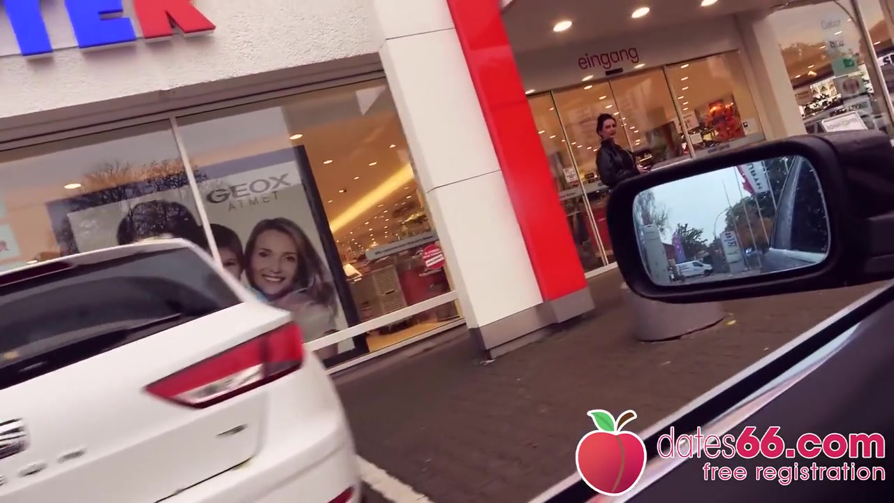 Hot German Brunettes Picked Up And Fucked In Public