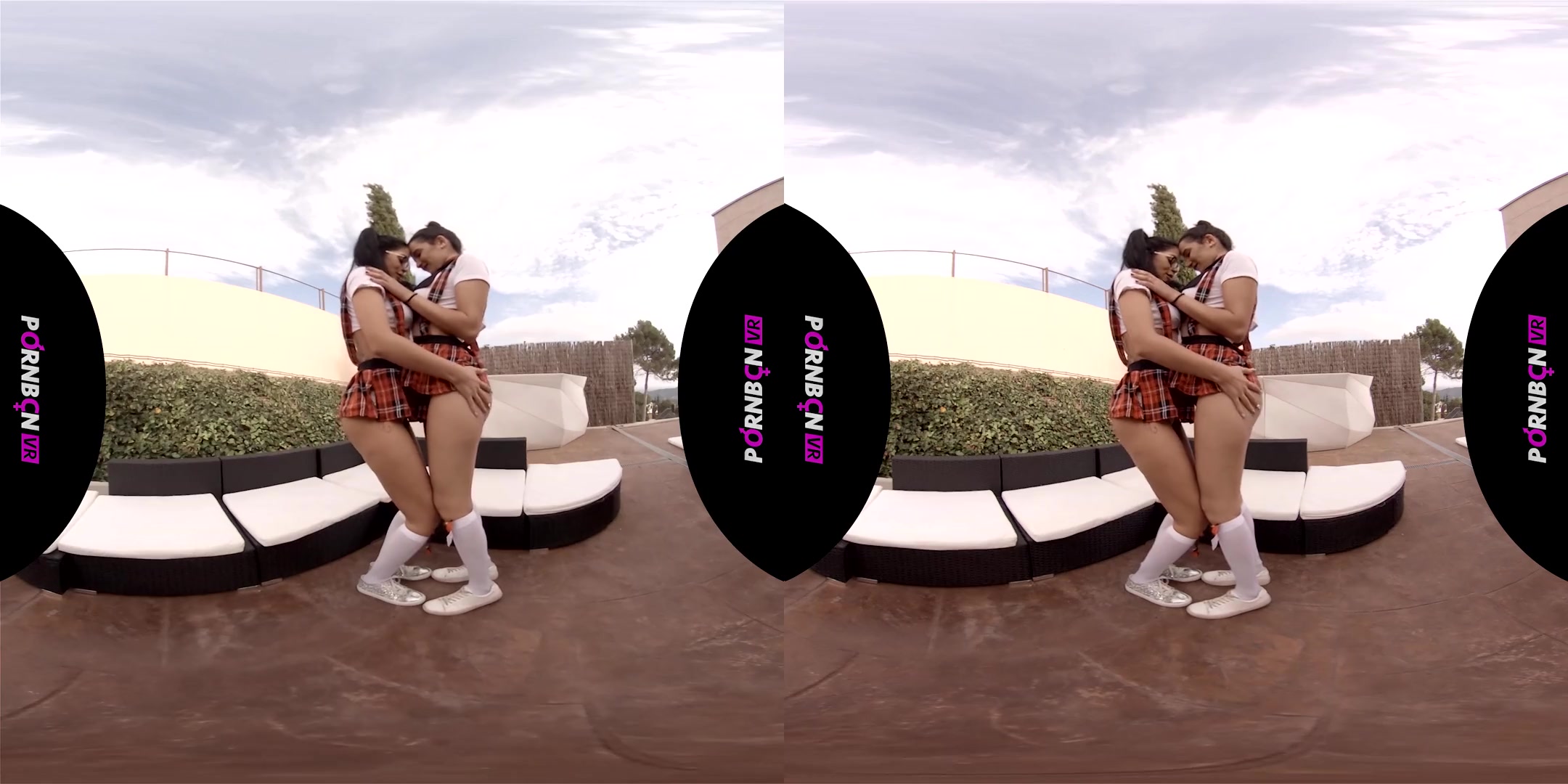 2 Lesbian schoolgirls 18+ - SexLikeReal