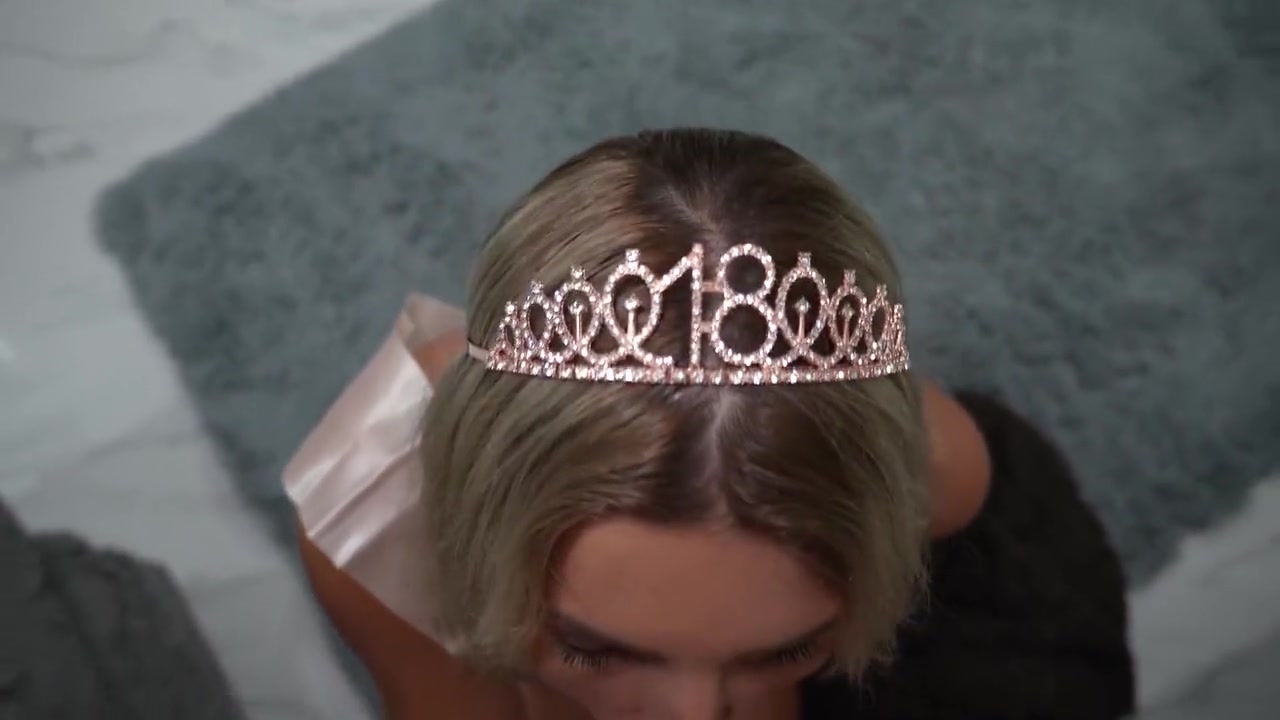 Ambie Bambii In 18 Year Old Gets Welcomed To Adulthood With A Massive Facial!!!