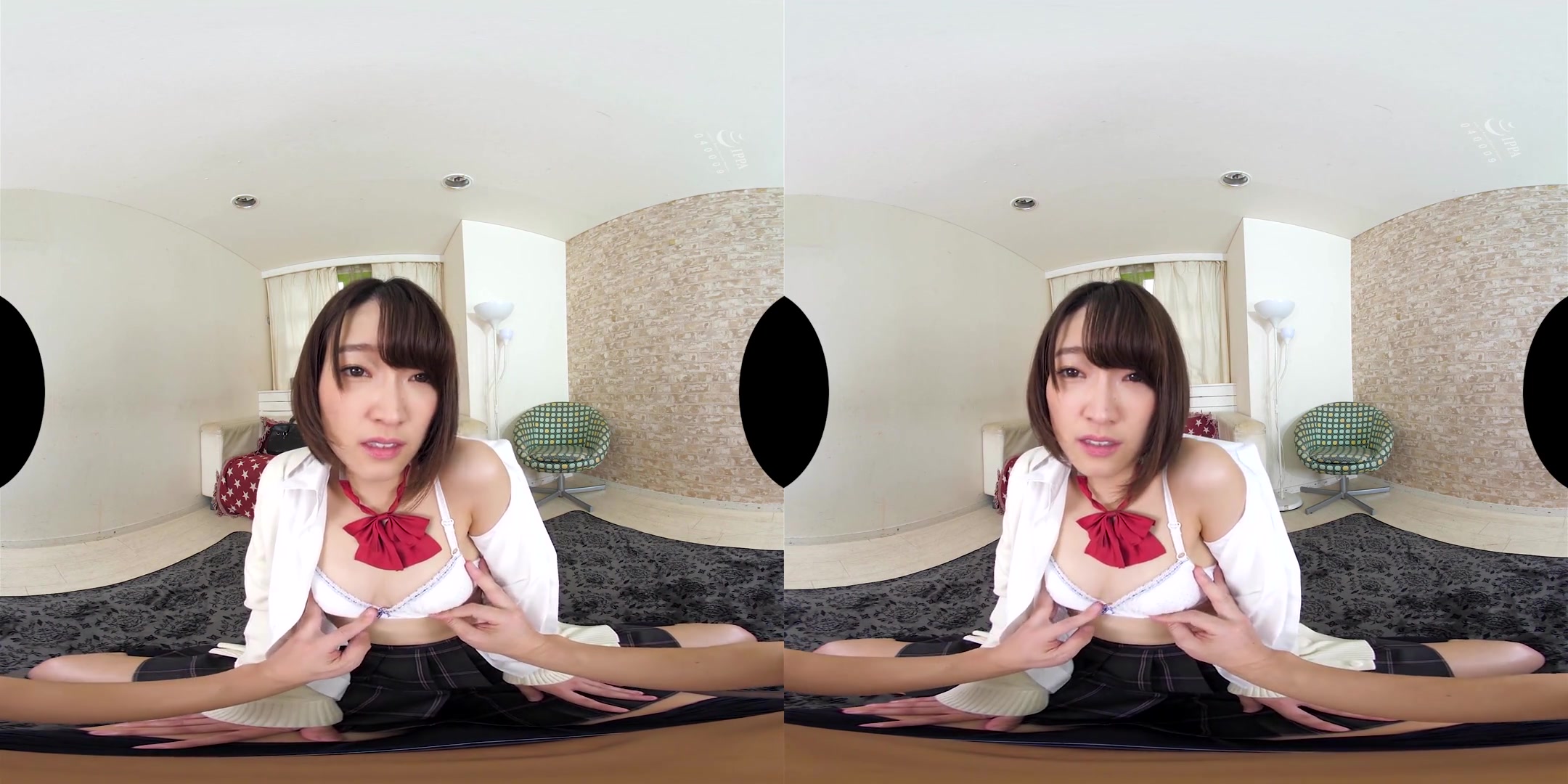 Ameri Hoshi Embarrassing Ameri-chan in her Uniform 1 - SexLikeReal