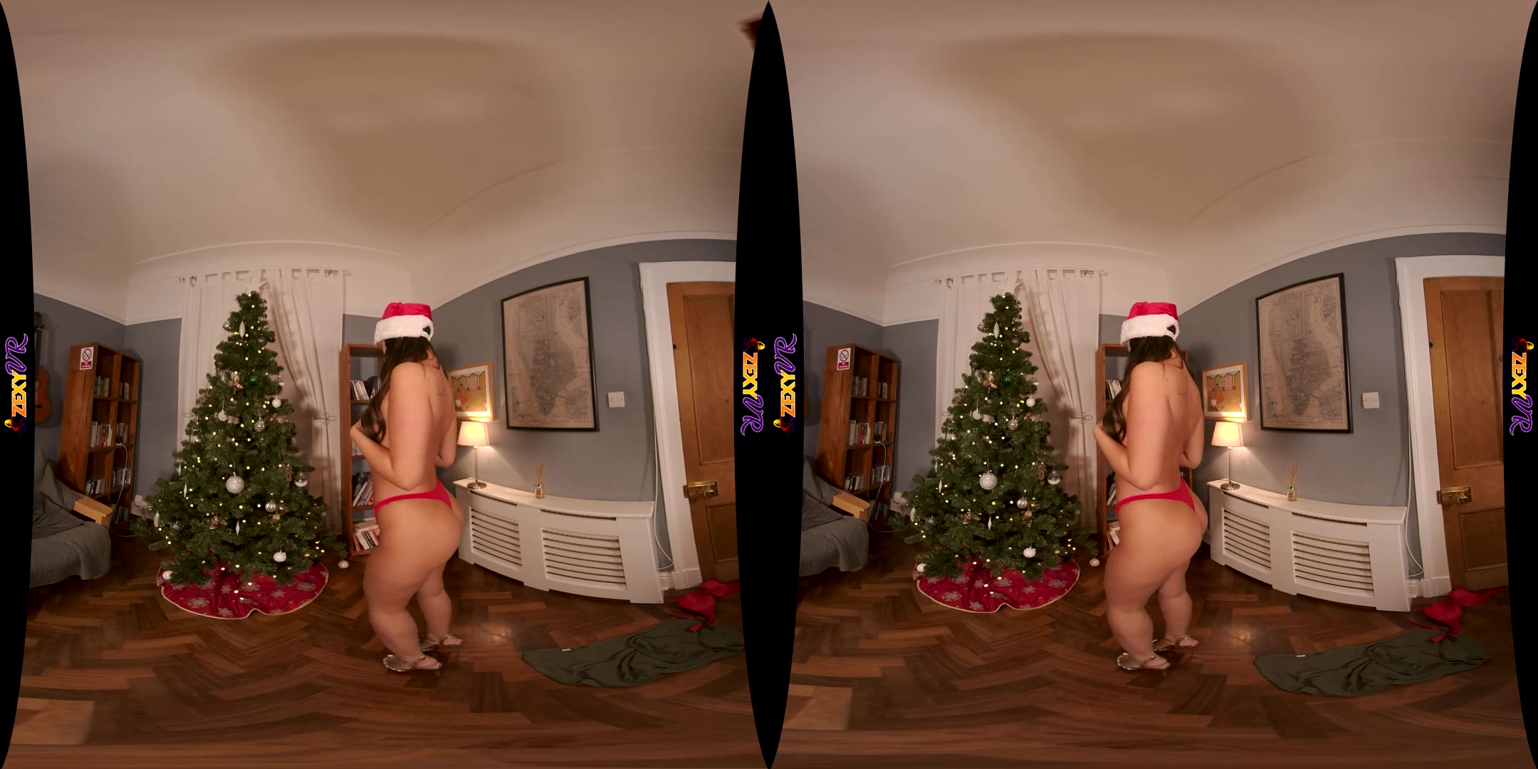 Christmas Came Early - Curvy Striptease Big Tits Big Ass