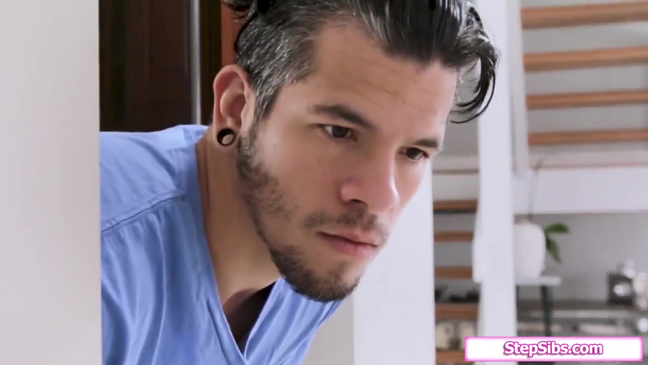 A teen 18+ Latina Caught Her Stepbro