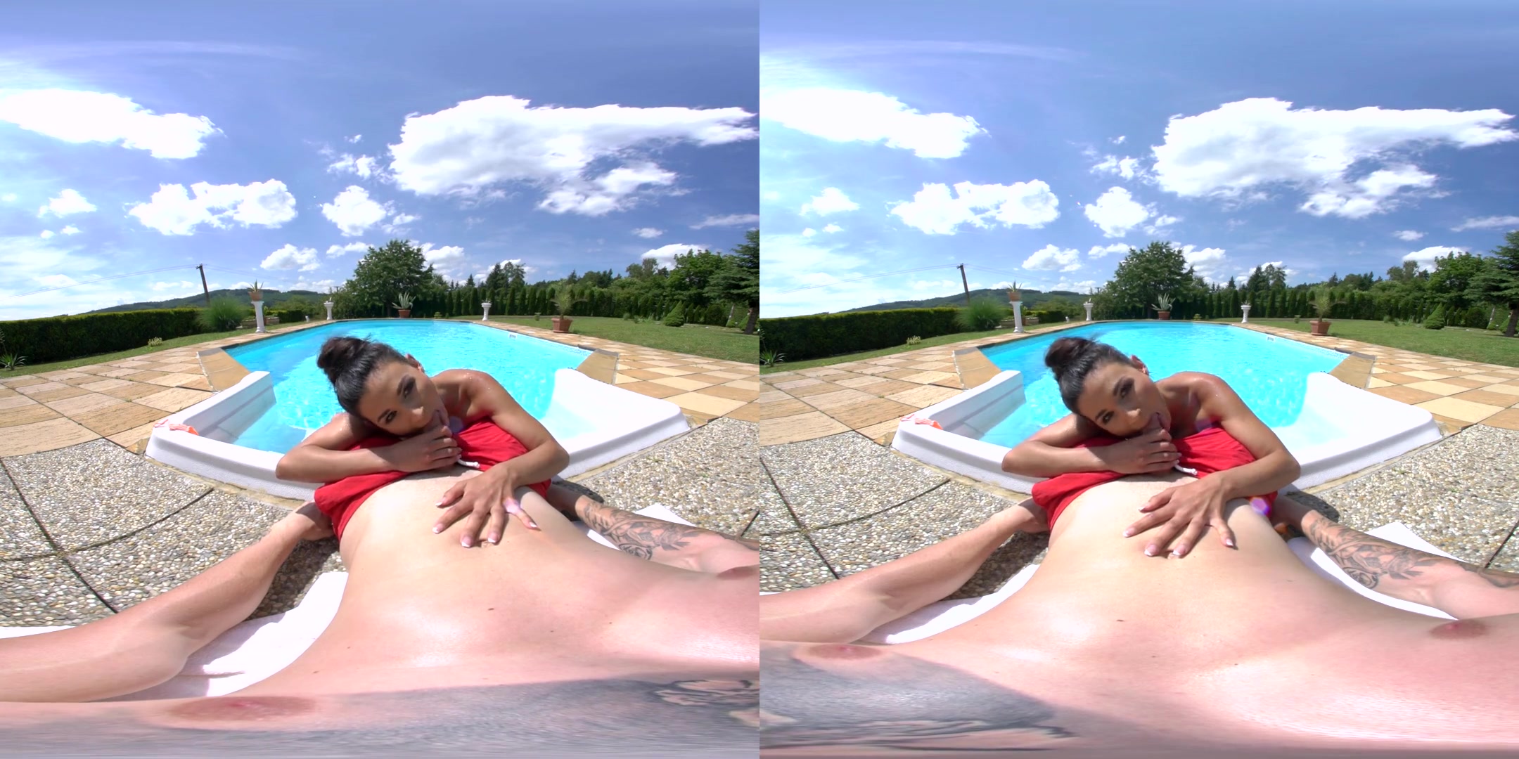 Rosaline Rose in Rosaline Rose Has Sex By The Pool - RealityLovers