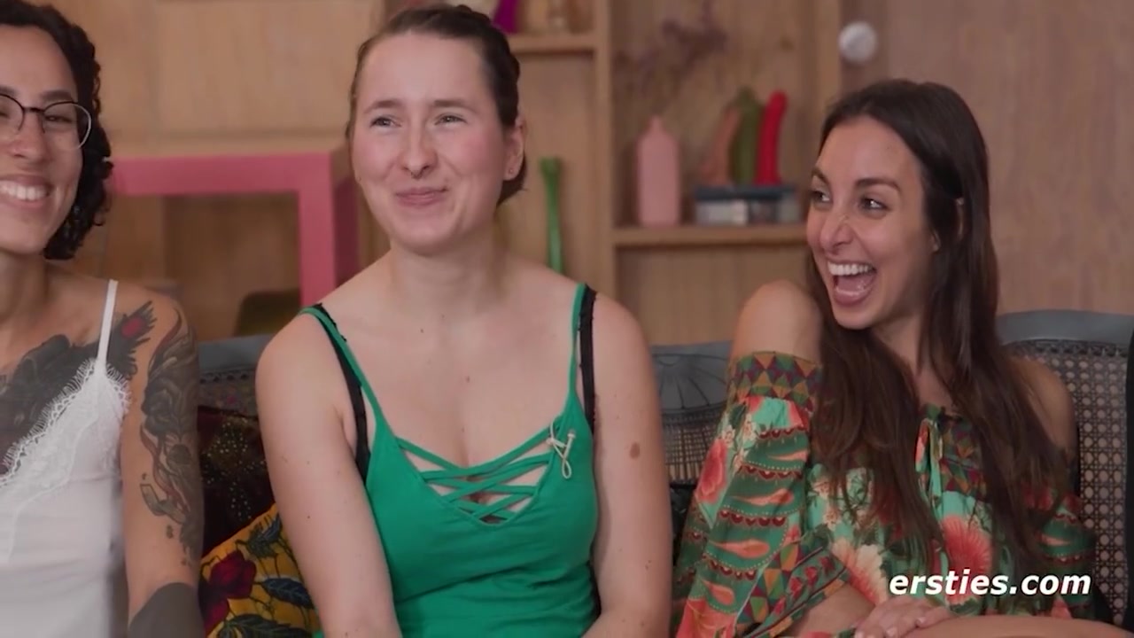 Hot Lesbian Foursome Play A Sexy Game