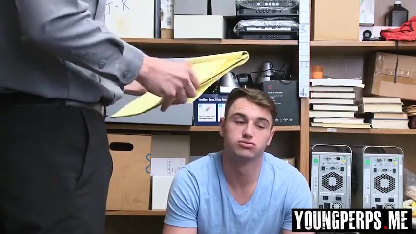 Perp Twink Is Caught Stealing Then Fucked By An Officer