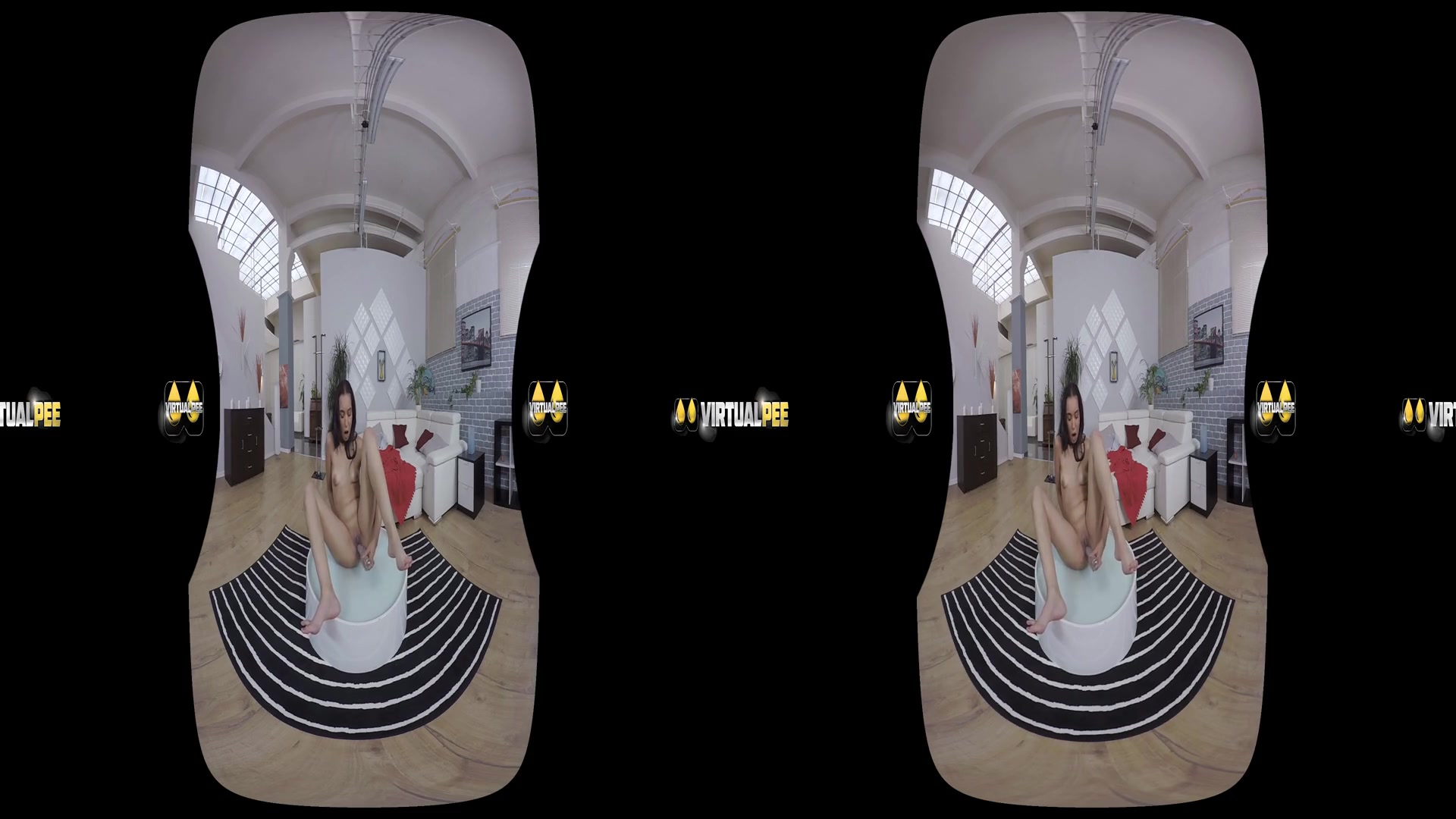 Amanda Estela in The Glass Dildo - VirtualPee