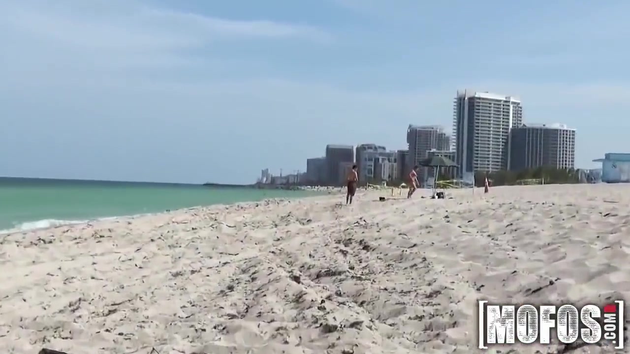 Two Women Touching Each Other At The Beach!