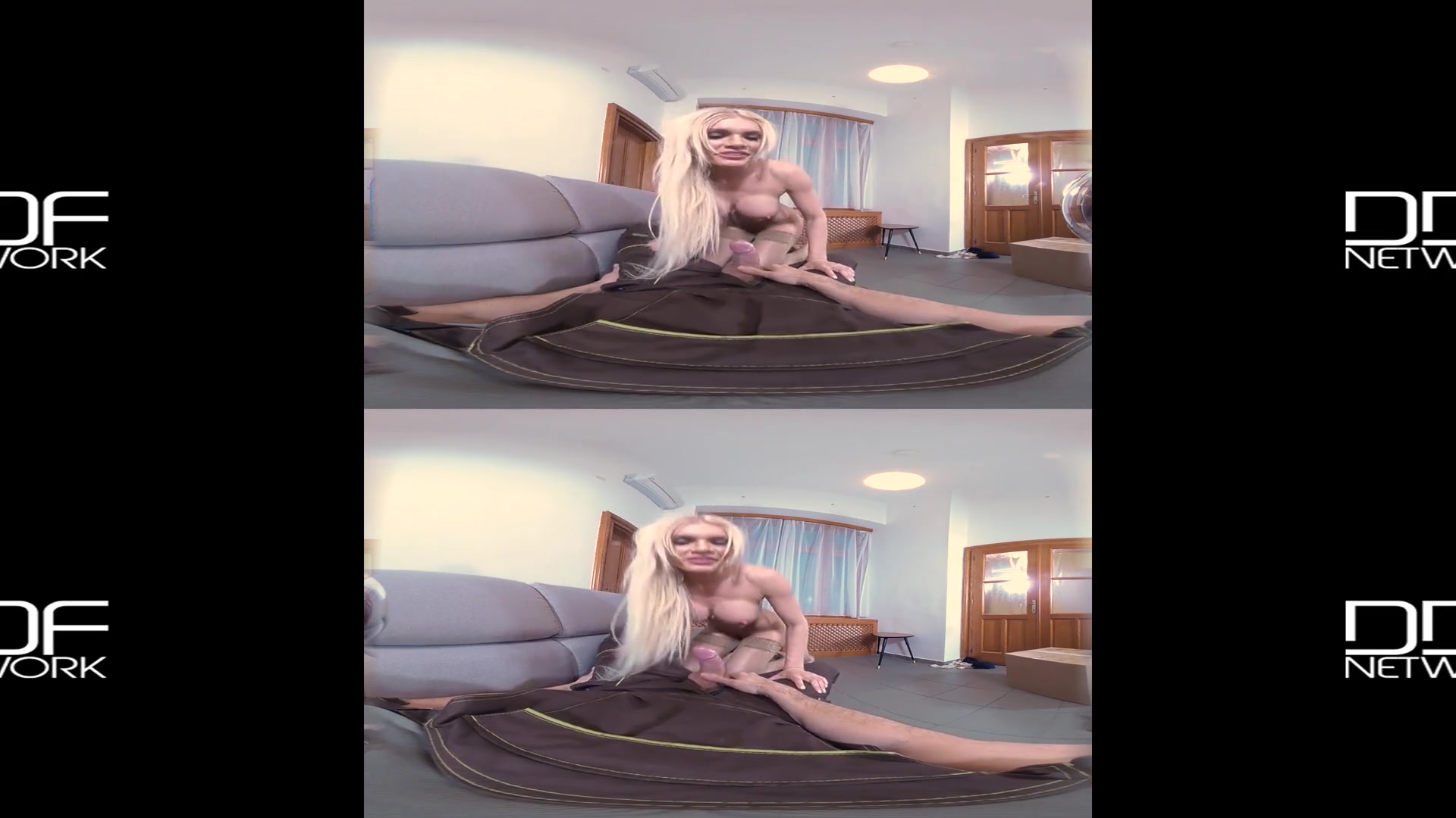 Kitana Lure in Sultry Cock Sucker: Blonde Russian Babe Swallows Cum in POV - DDFNetworkVR