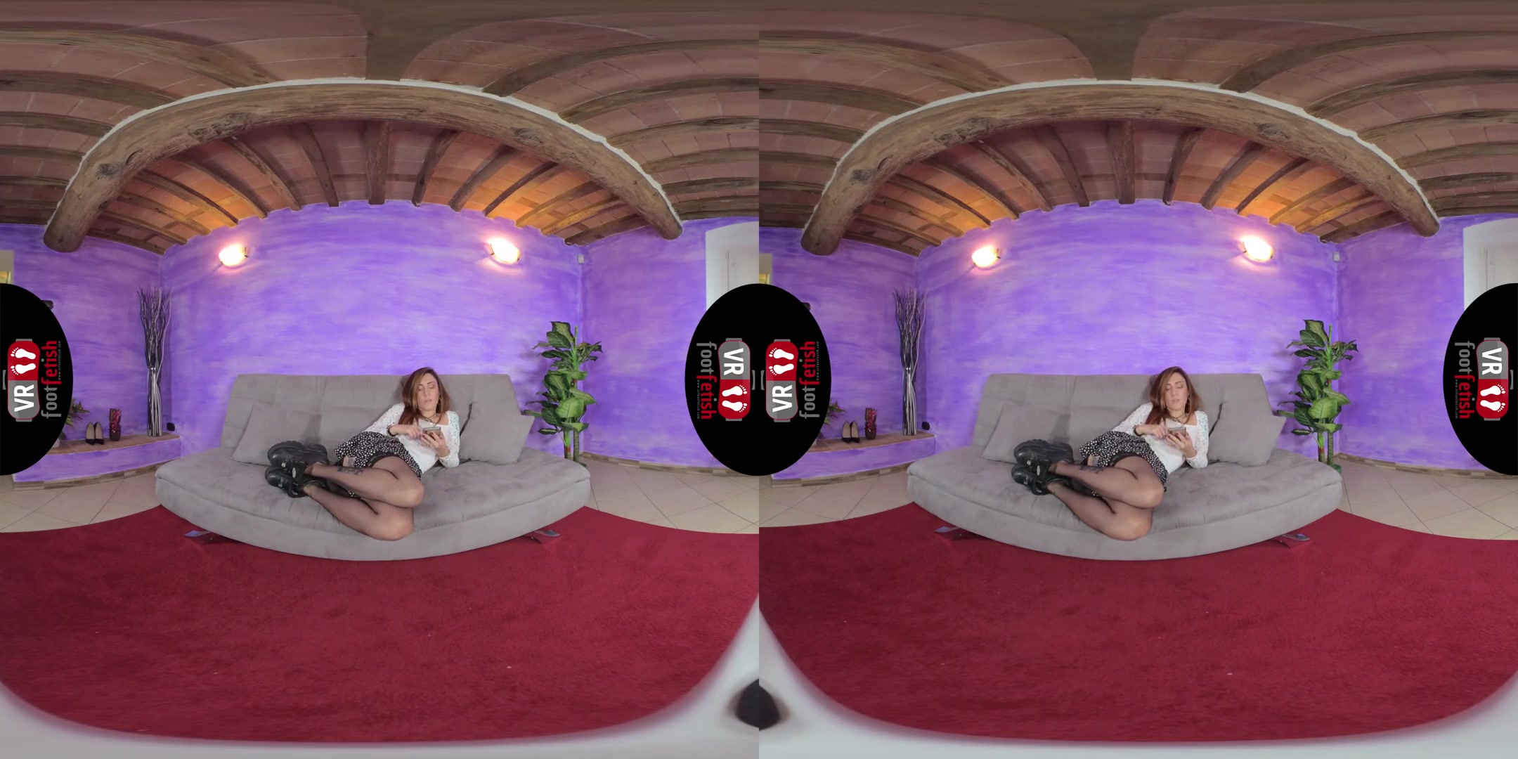 Gorgeously Seductive Aradia Shows Off Her Fabulous Feet - Virtual Reality Foot Fetish Special