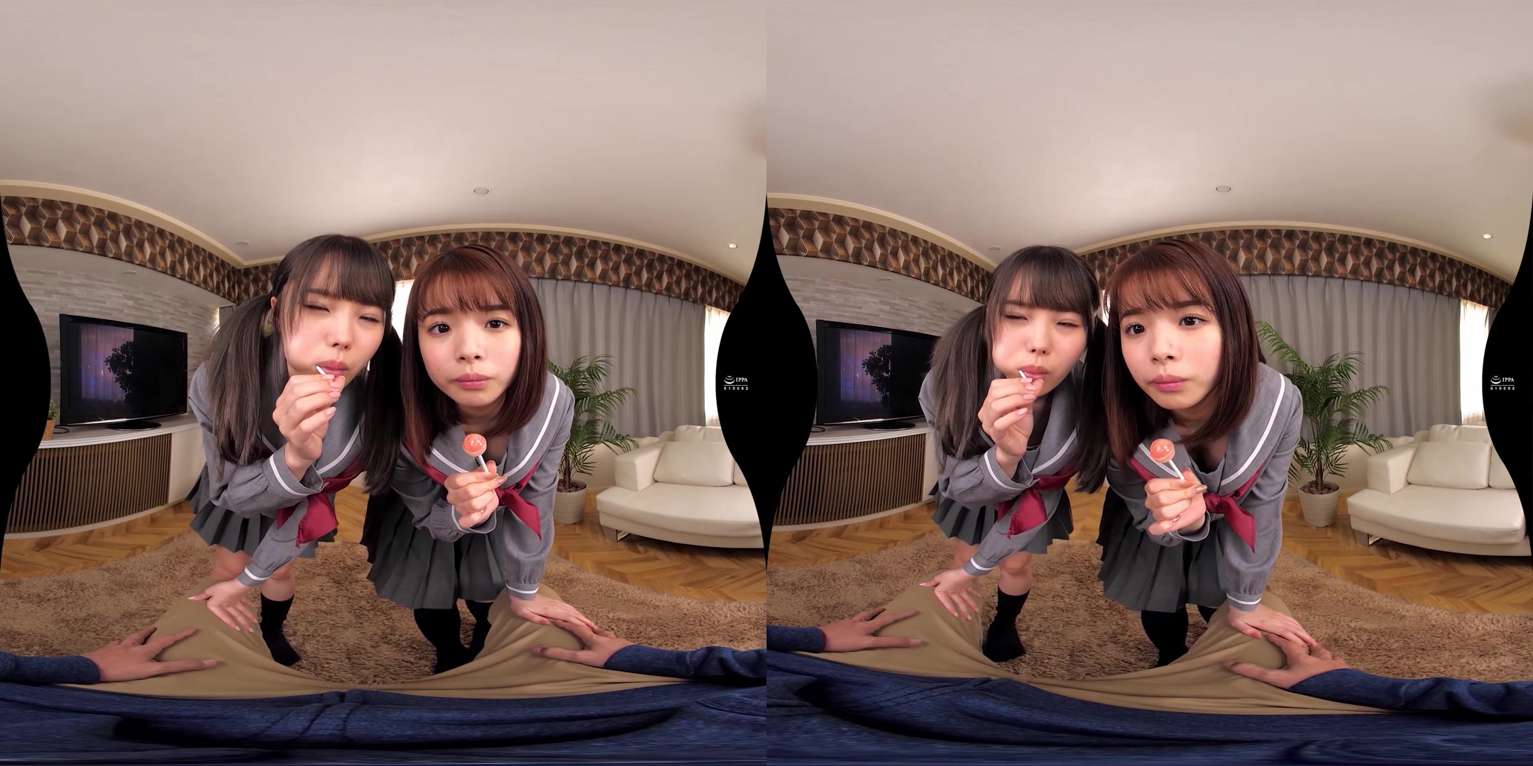Ichika Matsumoto and Erina Oka - My Girlfriend is my Horny Little Stepsister - DANDY