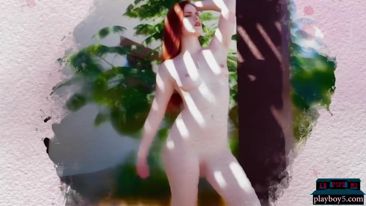 Southern Redhead Step mommy Gets Wet Outdoor