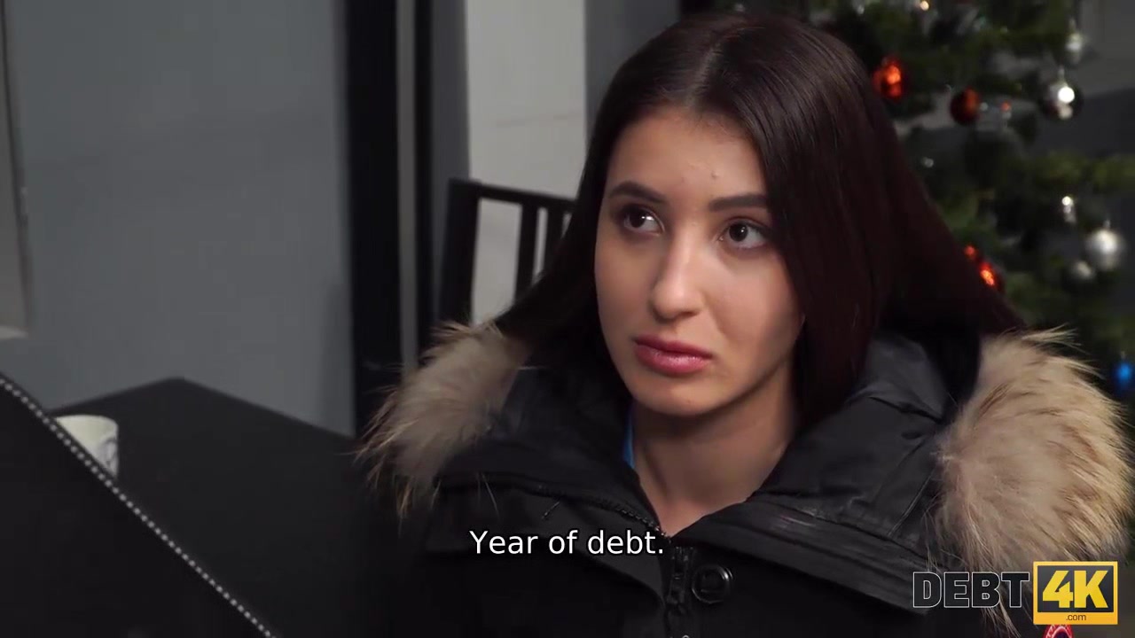 Debt4k. Juciy pussy of teen 18+ girl costs enough to close debt for a cool car