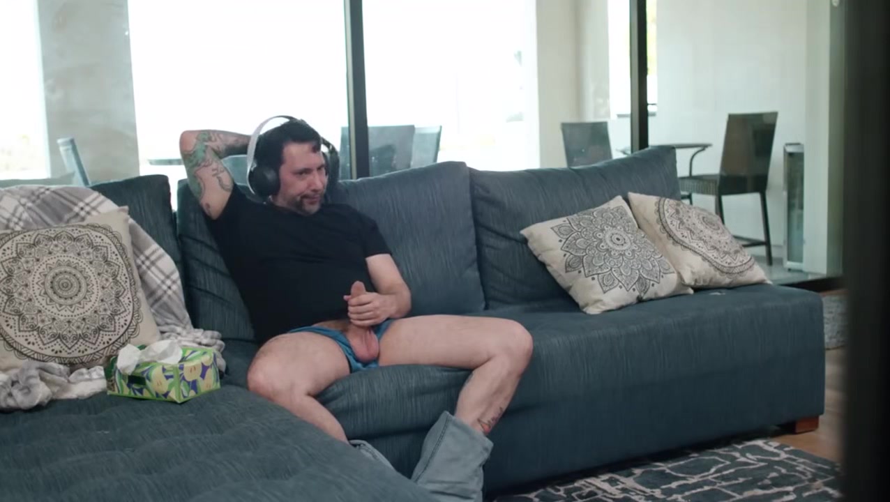 watching TV, obviously!