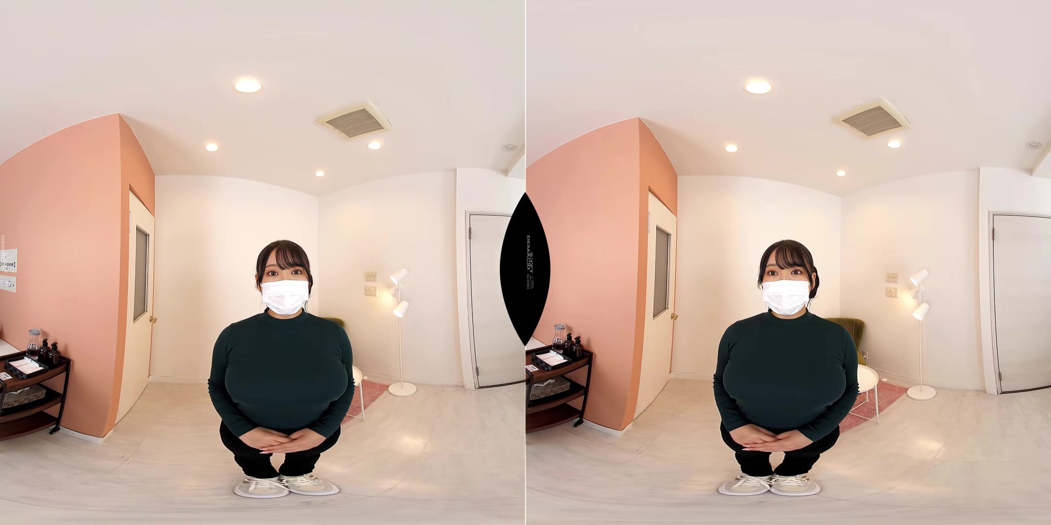 My Super Busty Masked Stylist Lets Me Have Sex With Her At Work