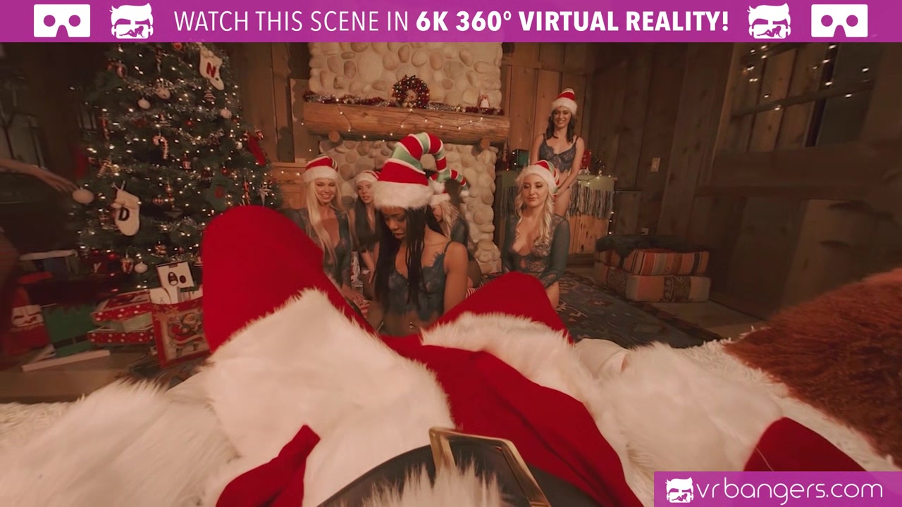 VRBangers Christams Orgy With Abella Danger And Her 7 Sexy Elves