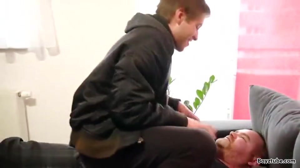 Young german master uses his teacher as his boy