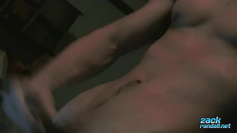 Sexy Zack Randall caps the night off with a hot creamy load