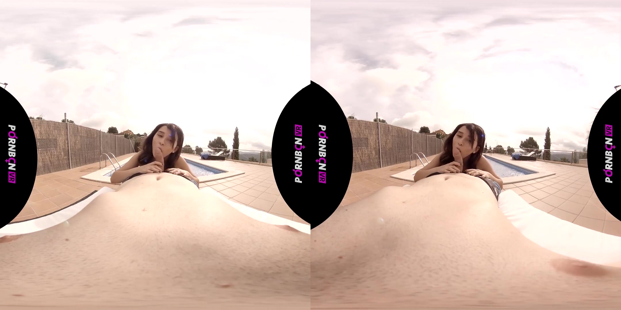 Sluts Fucking in POV - Extra Long VR Porn Deepthroat Blowjob and Sex by the Pool