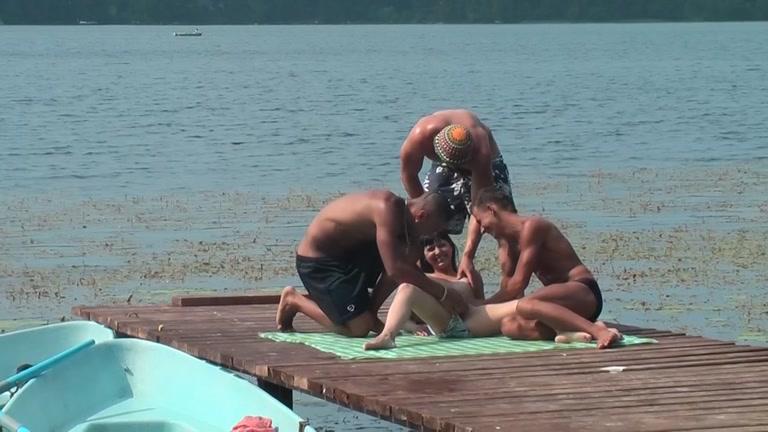 group sex on the dock in front of everyone