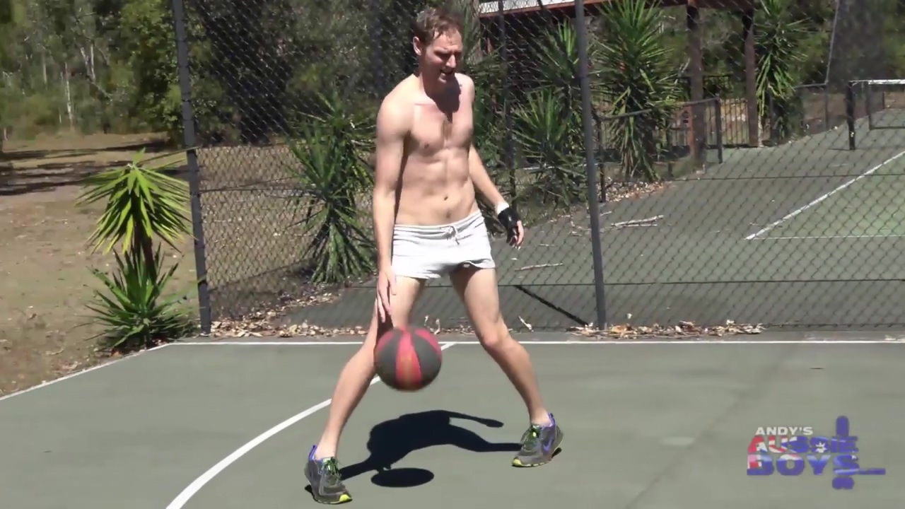 Australian Nick Bouncing On A Dick Outdoors