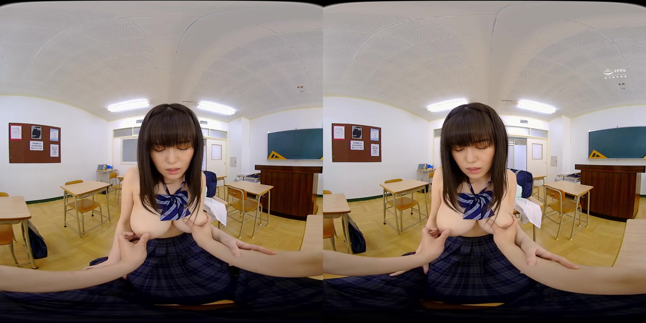 Yukino Nagisa - Having Sex with my Busty Class President Girlfriend Part 1