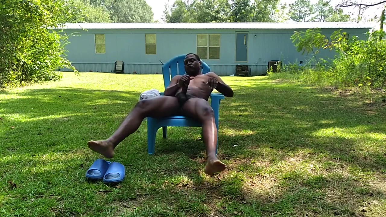 Outside Playing With My Dick