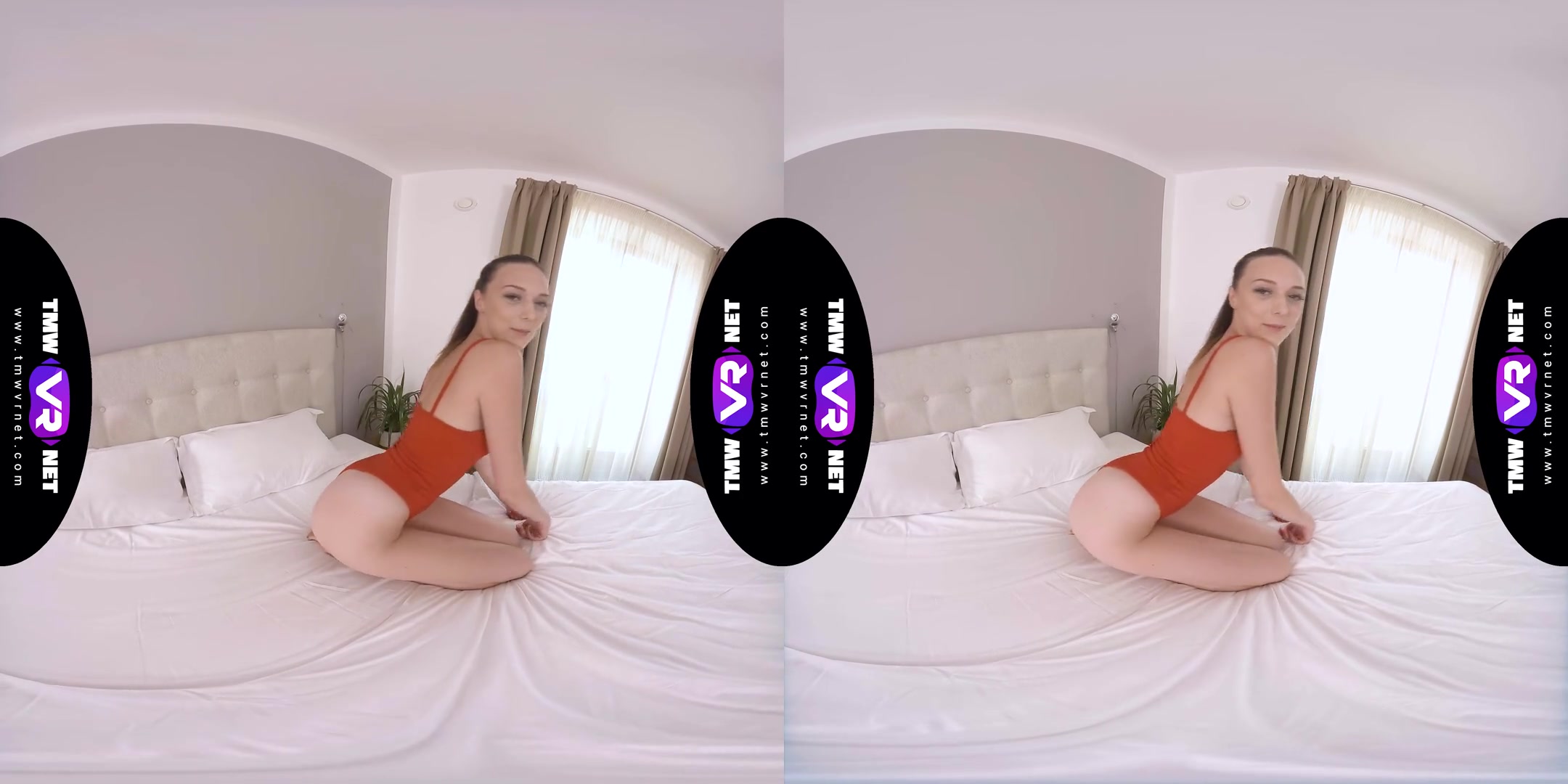 Getting Solo Orgasm When Waiting - Sexy Petite teen 18+ Masturbating on the Bed