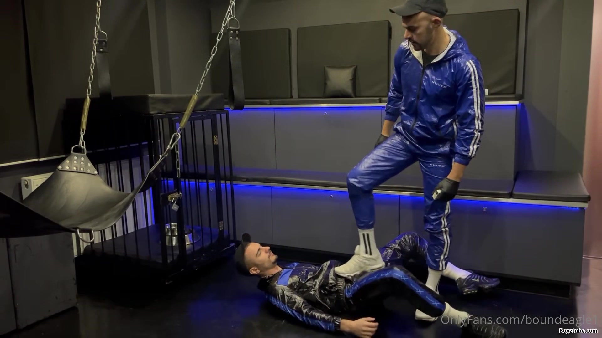 Smoking scally sneaker socks feet cum load
