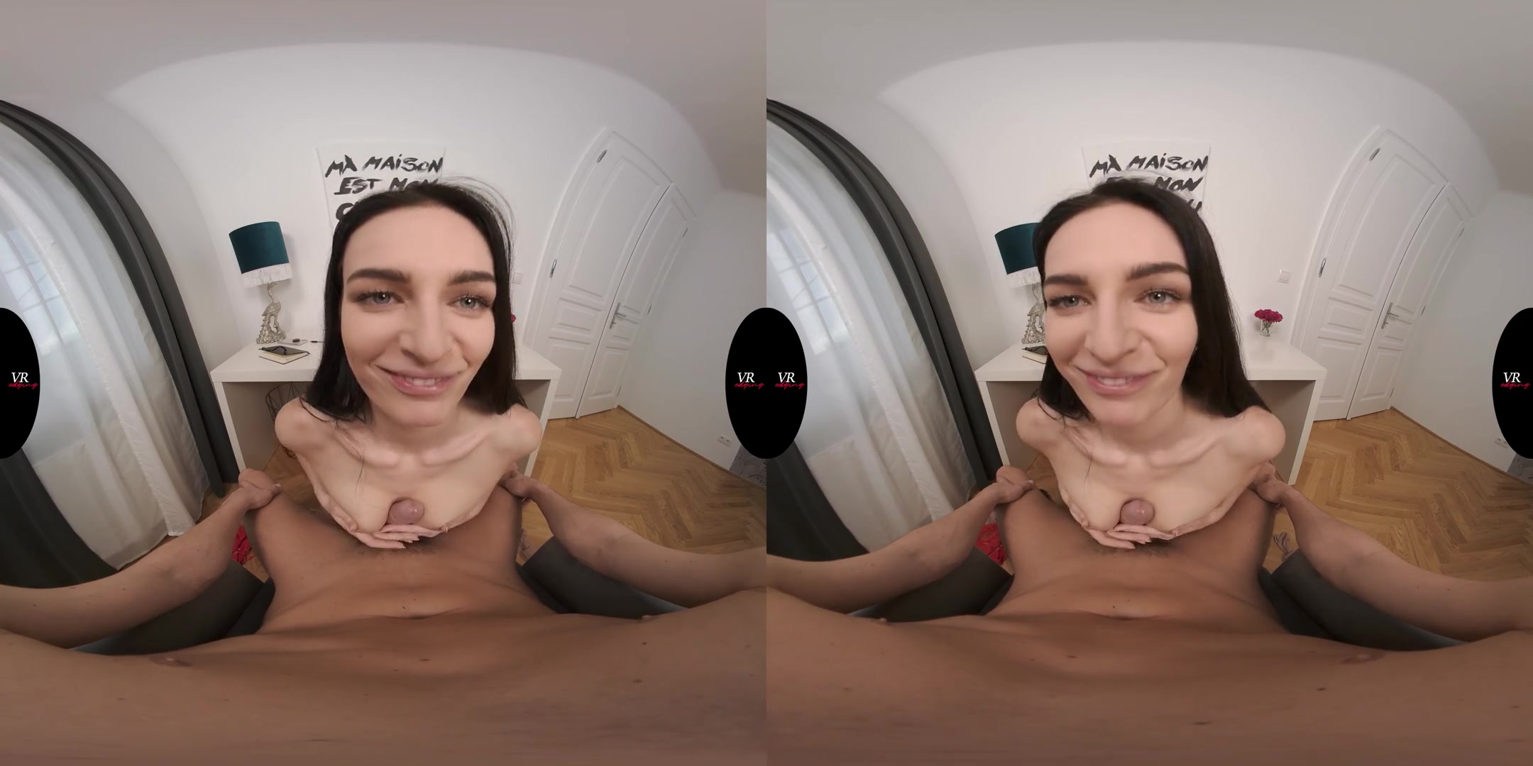 Edging Delight for Workaholics - Gorgeous Brunette Sucking Your Cock VR Edging
