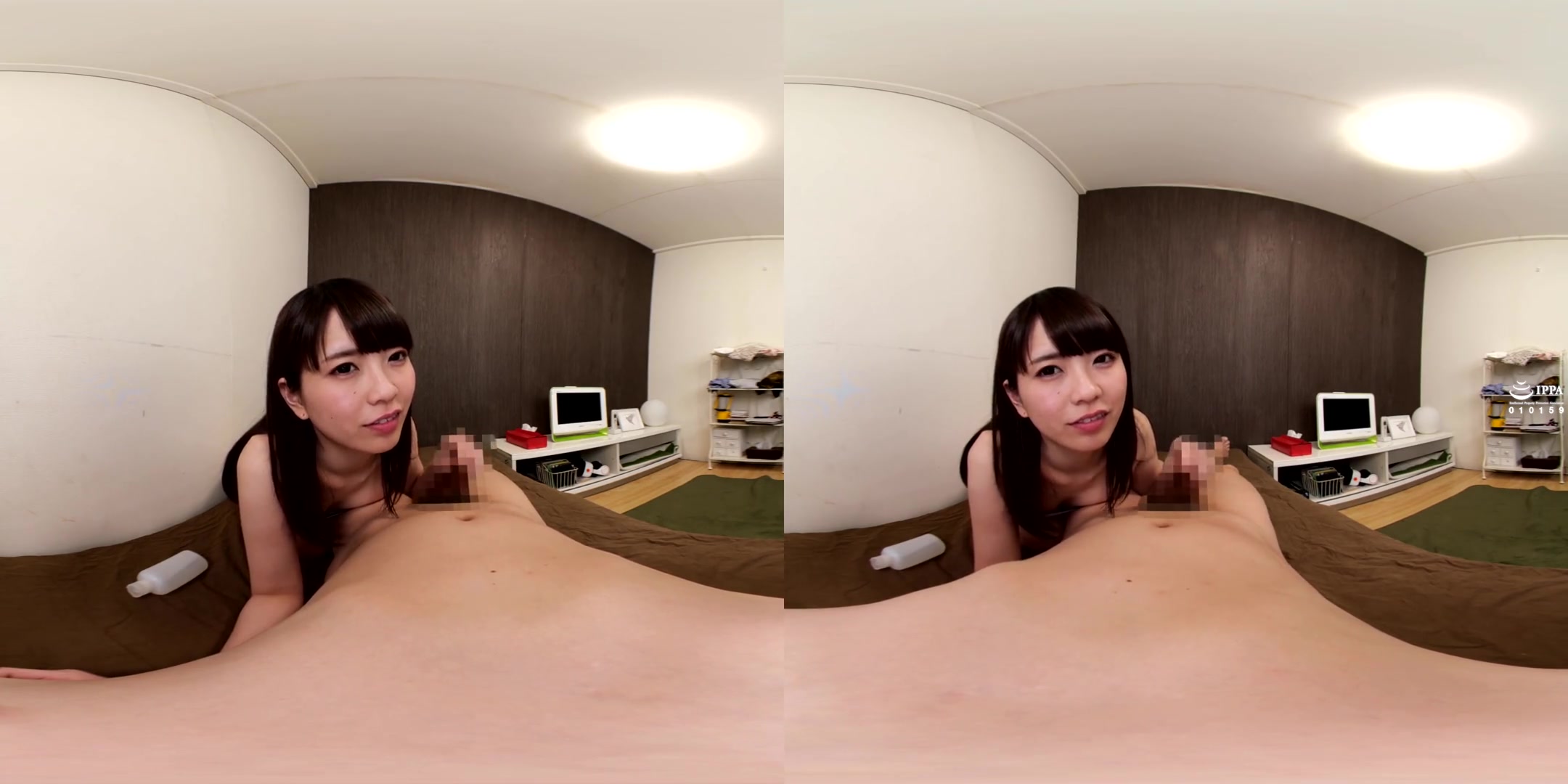 JOI and Happy Ending Massage with Chiharu Sakurai; JAV Idol Jerk Off Instructions and Blowjob