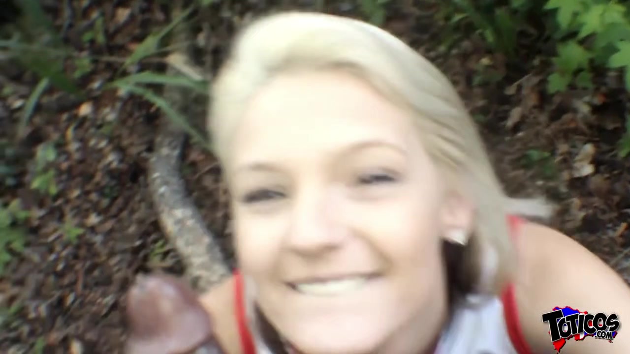 Blonde Cheerleader BBC