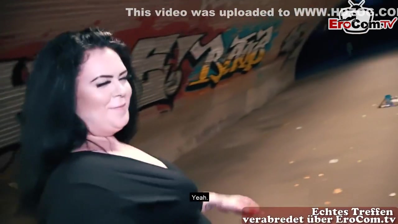 German Chubby Fat Girl Picked Up At Real Street Casting
