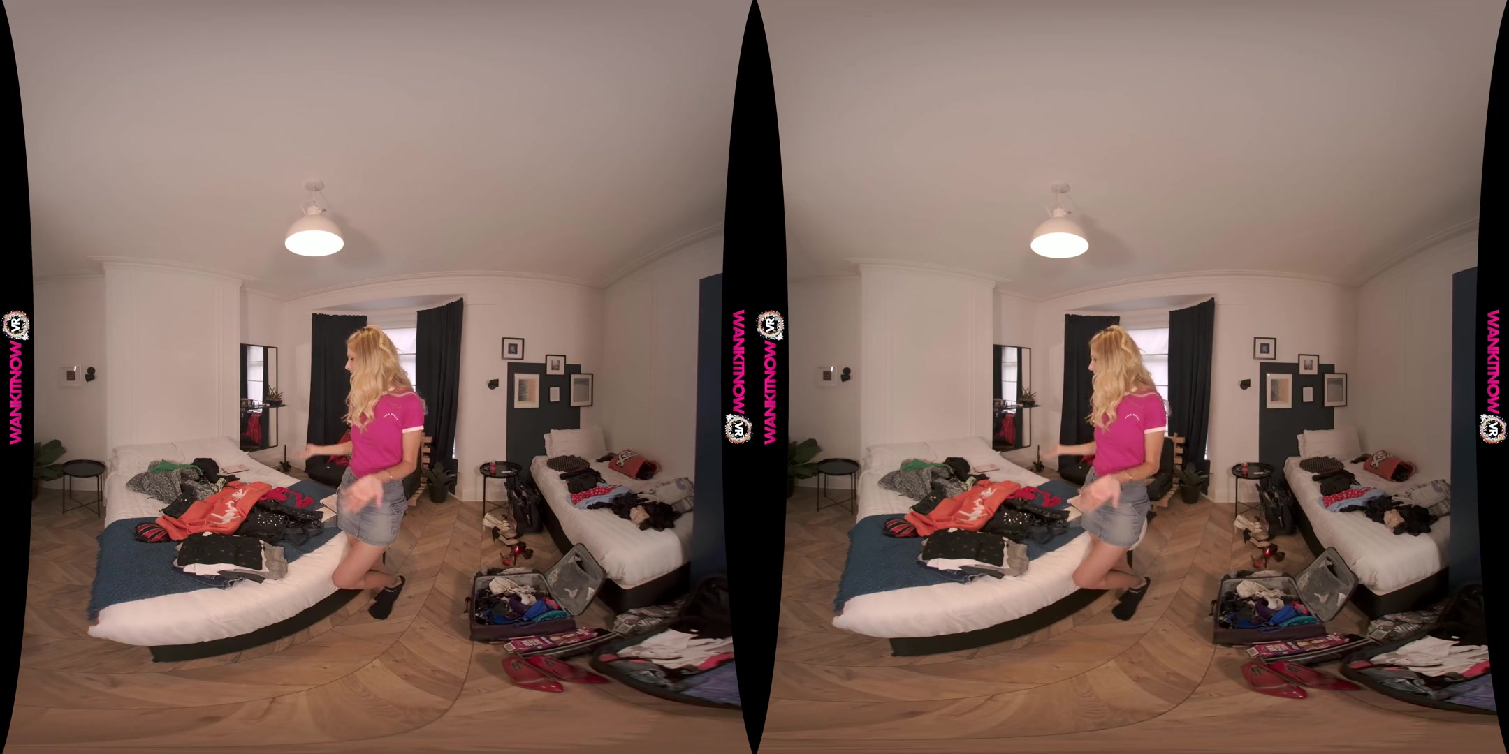 The Best Tenant - Cute Blonde Amateur Strips to Pay her Rent