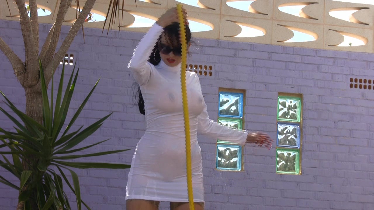 Trinity-Productions: Wet Spandex Dress 2