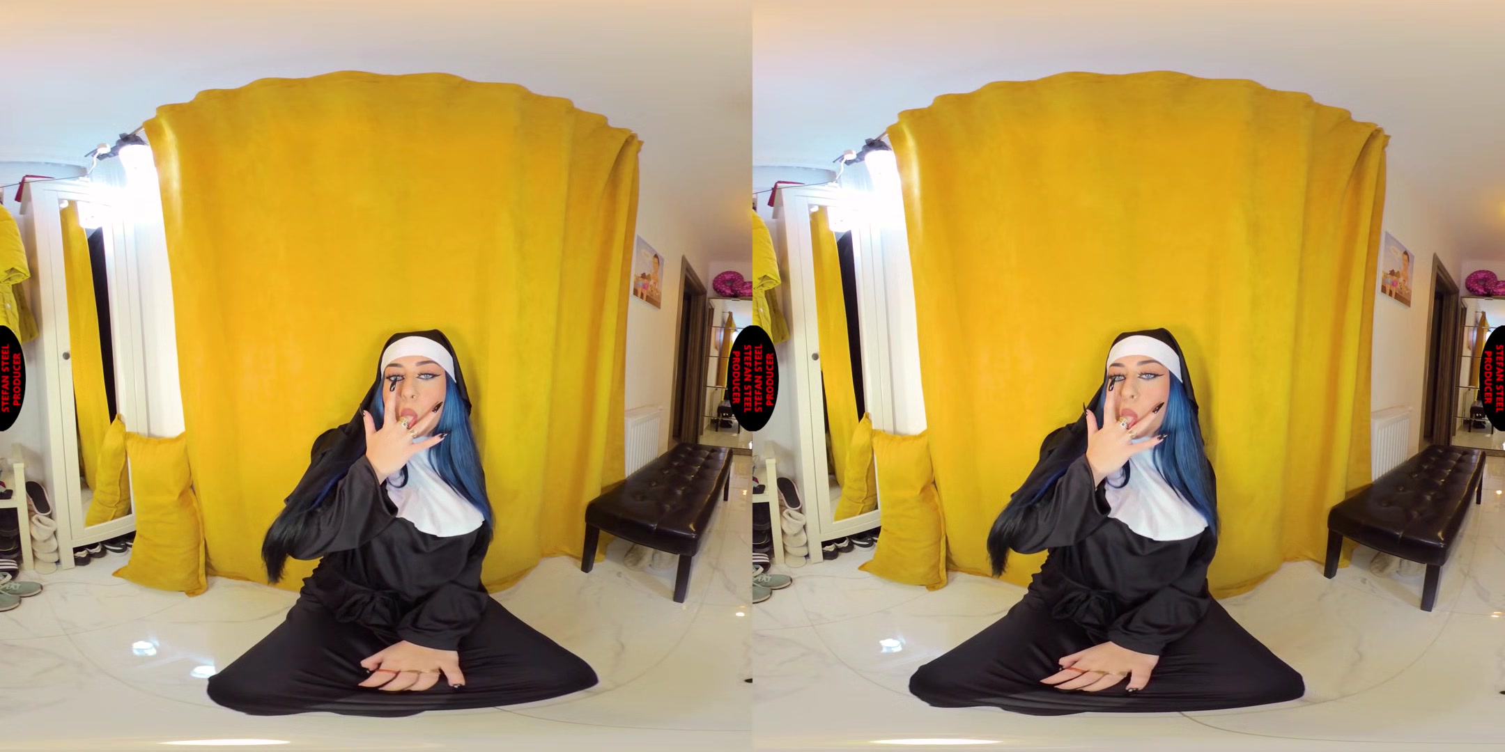 Two Cocks For Hot Nun With Aya Goldie
