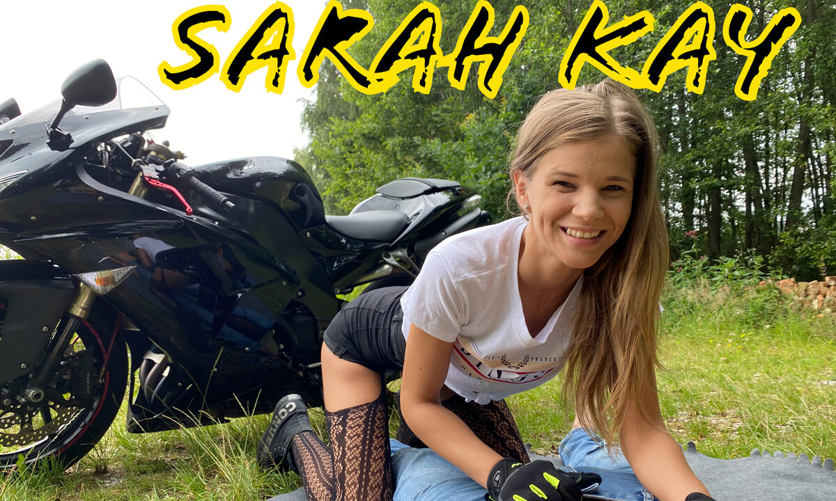 Sarah Kay Beautiful Motorcyclist - PS-Porn