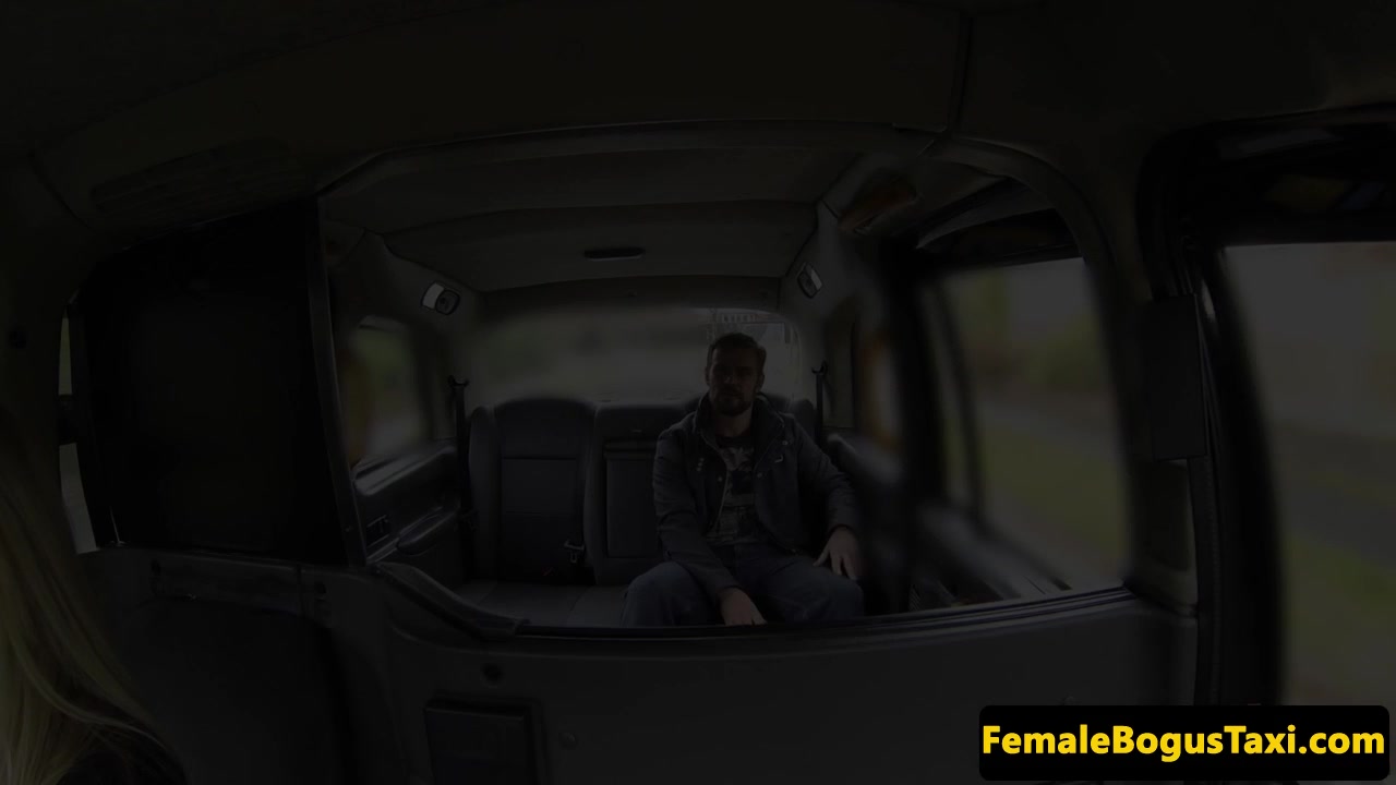 Bigtitted british cabbie cockrides and tugs