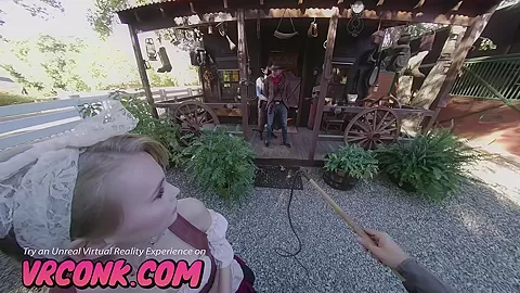 VR Conk Wild West Hardcore Sex With Skinny Waitress Alicia Williams