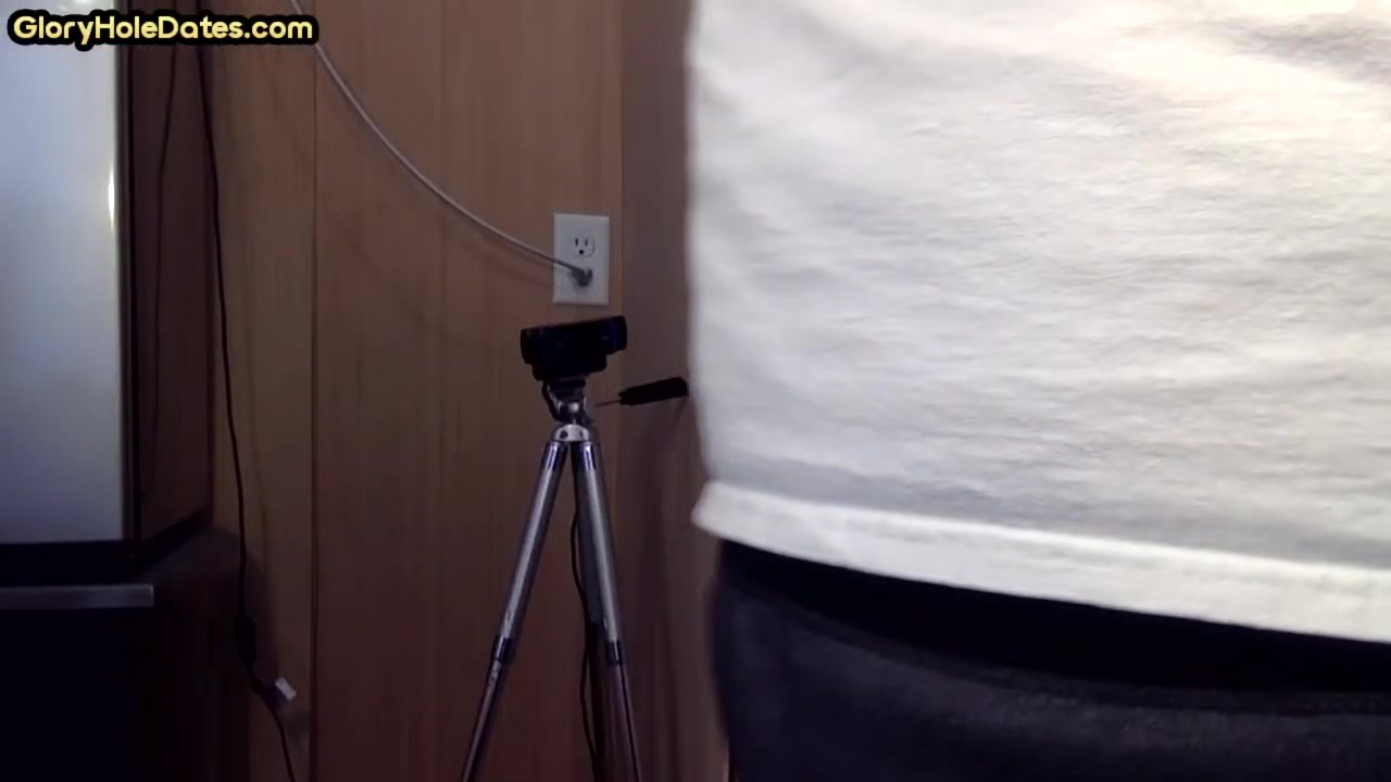 Homemade gloryhole BJ DILF barebacked in sling at home