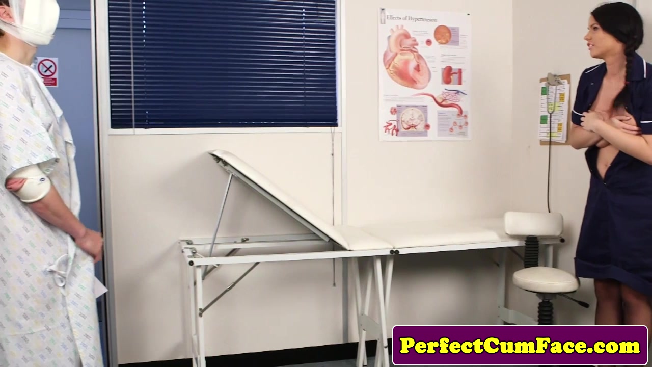 Nurse begs for facial