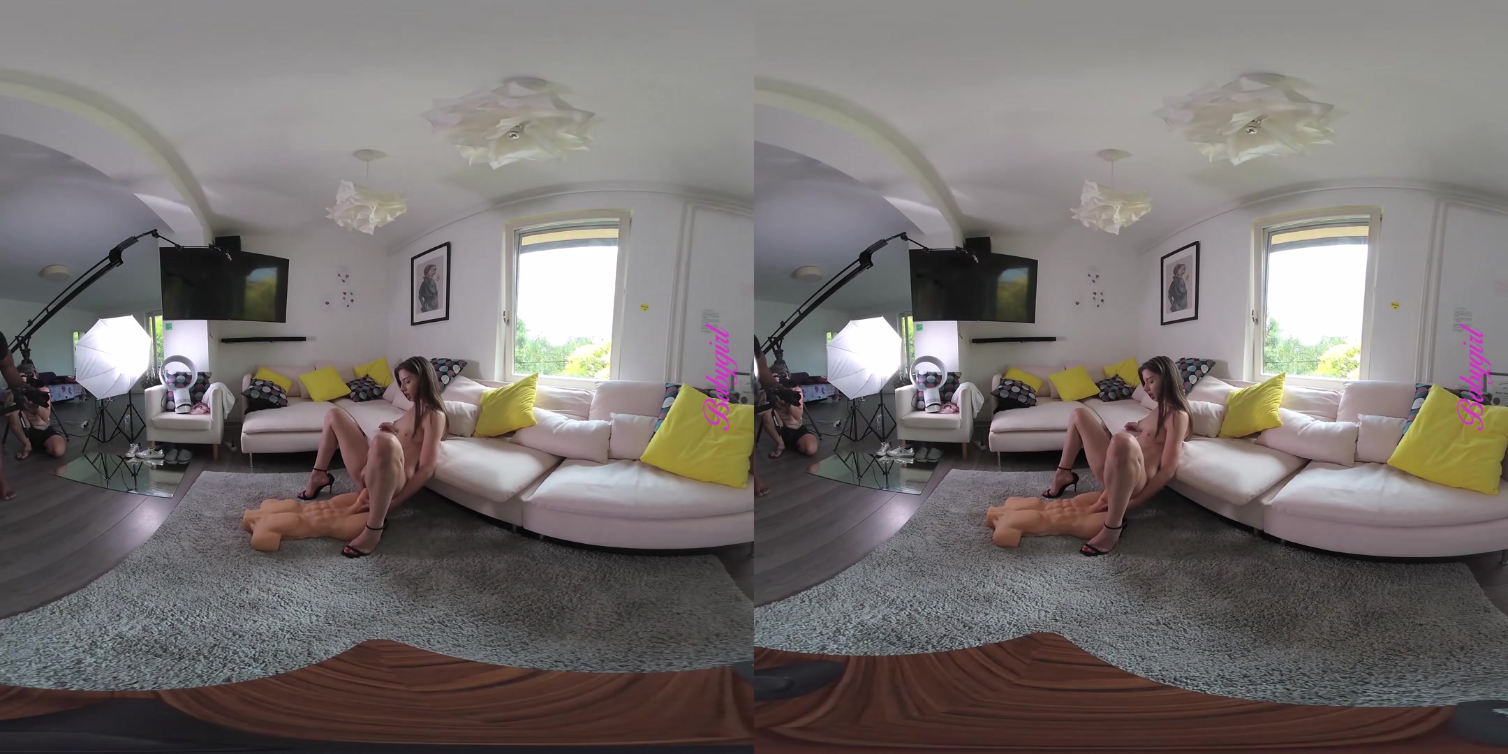 Her First Porn Shooting Backstage - perVRt