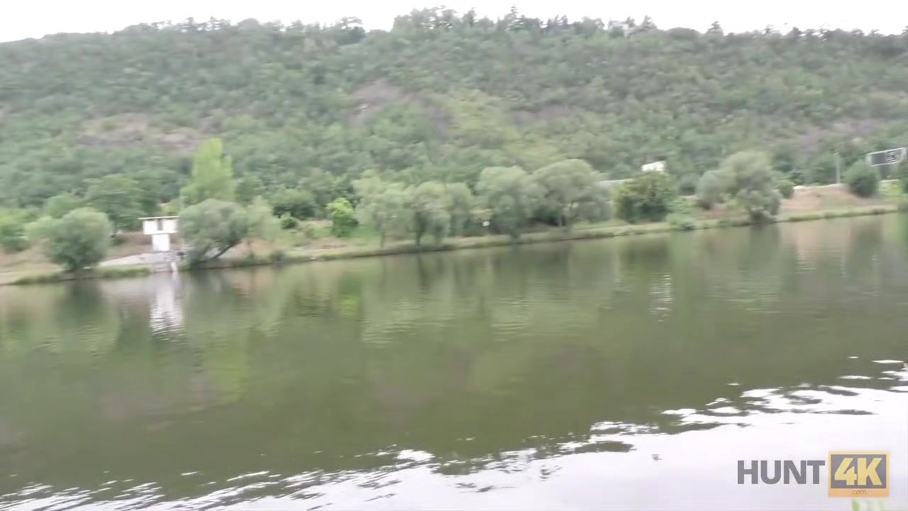 Hunt4K. Cuckold watches how his girlfriend fucks for money in park