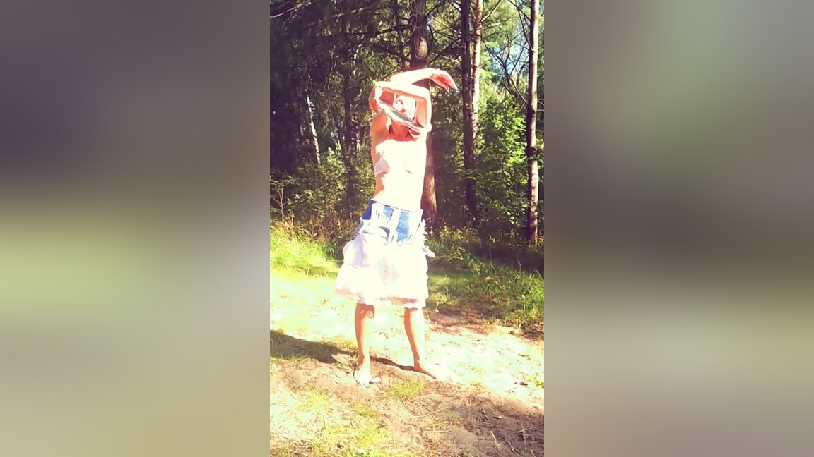 Sexy Underwear And Clothes Go Off Outdoors - Ladyfoxxx